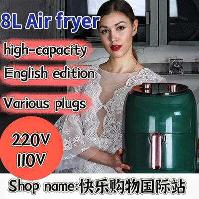 8L Large Air fryer Little or No Oil Free Airfryer food maker