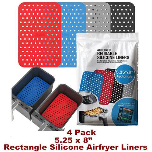 Air Fryer Liners Silicone Airfryer Mat Cooking Baking