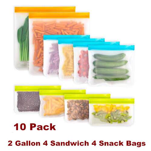 Reusable Food Storage Bags Freezer Bags Lunch Bag Sandwich