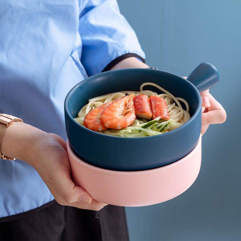 Nordic bowl single ceramic personality creative home plate g