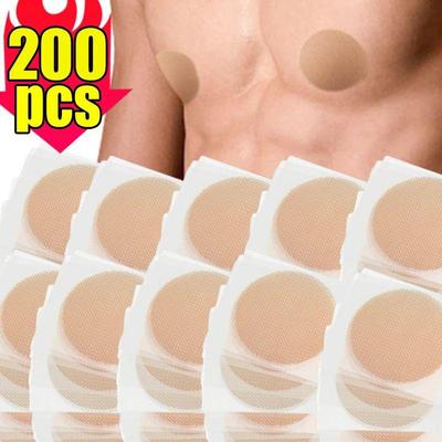 2/200pcs New Men Nipple Cover Adhesive Stickers Bra Pad Brea
