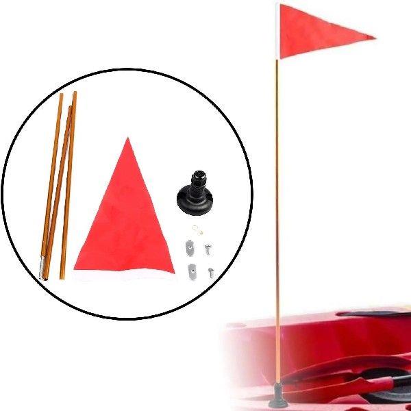 Kayak Safe Flag Signal Universal Kayak Flag Track Mount for