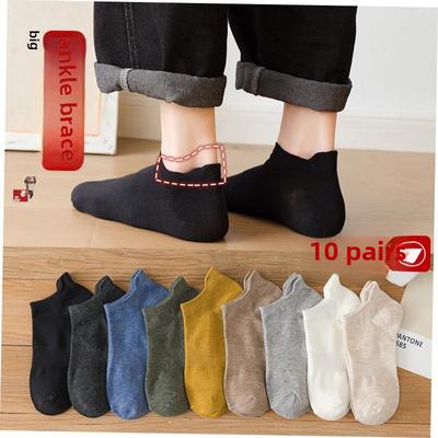 10 pairs of men women MoChuan sock socks black light cotton