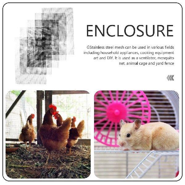 5 Pcs 30x20cm Stainless Steel Mesh Screen for Flower Pot