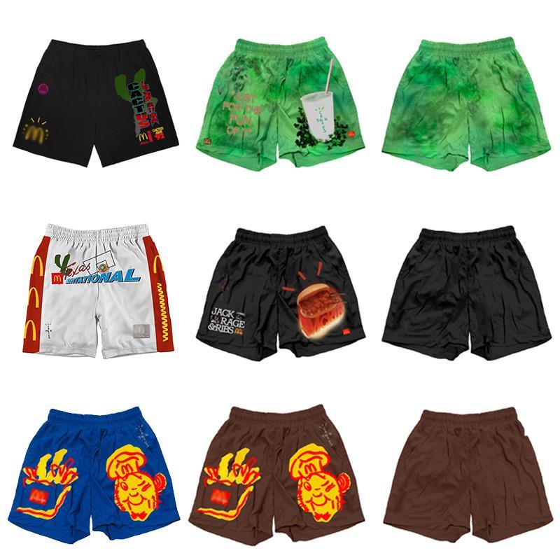 Travis Scott ts Cactus Jack Shorts 老M 周边合作款短裤大集合