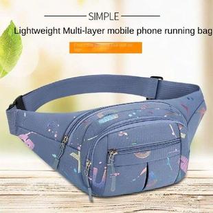 Multiple Compartments Women Sport Waist Bags Running Chest