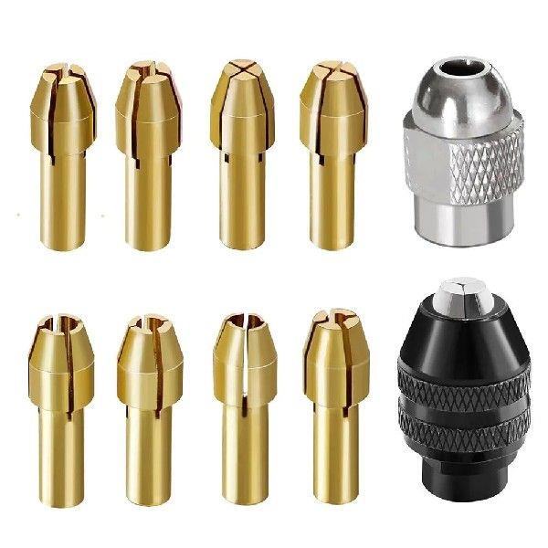 Brass Drill Chuck Collect Set Kit Rotating Drill Nut Drill