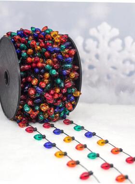 1/3/5M Christmas Decoration Light String Xmas Wreath DIY Col