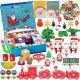 Duck Set Advent Toy Christmas 24pcs Calendar Box Rubber
