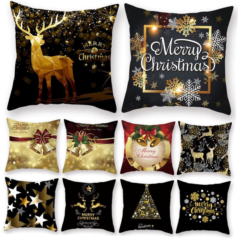 Merry Christmas Cushion Cover Ornaments Christmas Decoration