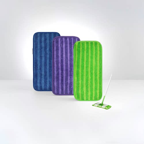 适配Swiffer Sweeper 拖把干湿静电除尘粘贴替换垫擦地夹布懒人