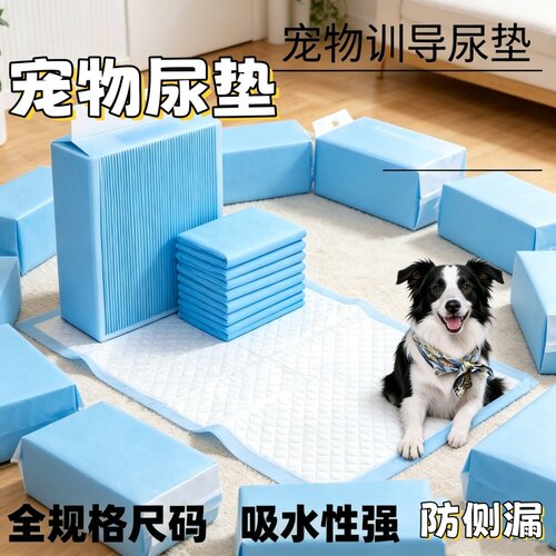 宠物尿垫加厚防漏除臭一次性狗泰迪尿不湿兔猫锁水不湿大码免洗款