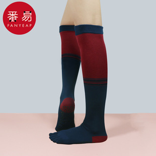压力普拉提跳绳跑 防滑女中筒袜运动用品冬季 袜子 瑜伽袜AE1pq801