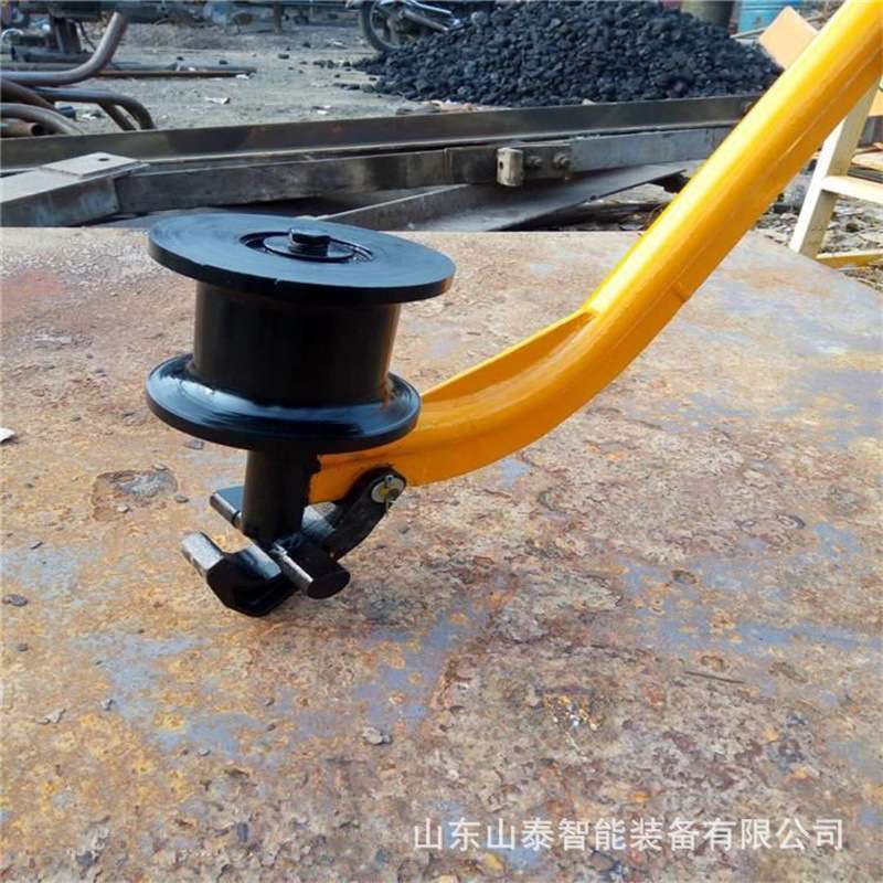 钢轮单轮运轨小车便携式铁轨运轨器操作简单独轮钢轨搬运器