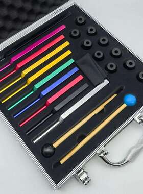 10支组套装铝合金音叉174HZ 528HZ音叉 963HZ 432HZ音叉配套底座