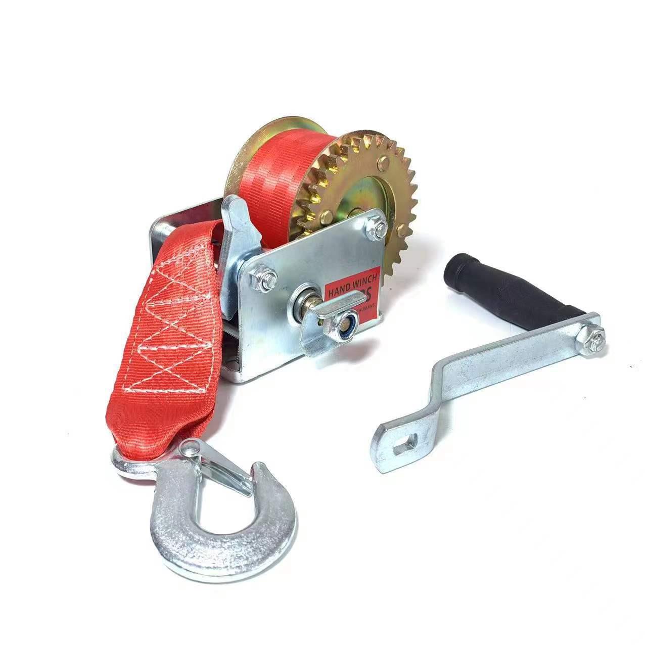 红色绞盘现货双绞盘手摇源头工厂织带齿轮实力色织发红