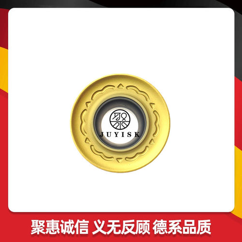 JUYI聚义数控 铣刀片 RPMT1203MO DT66 涂层金属陶瓷 圆弧刀