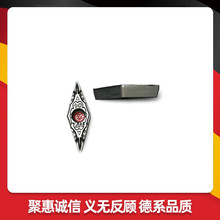 JUYI 35度菱形 数控车刀片VBMT110304-VF TC50 加工钢件 仿形加工