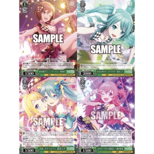 三弹正版日谷卡牌MMJ偶像组初音未来世界计划pjsk周边WS黑白双翼