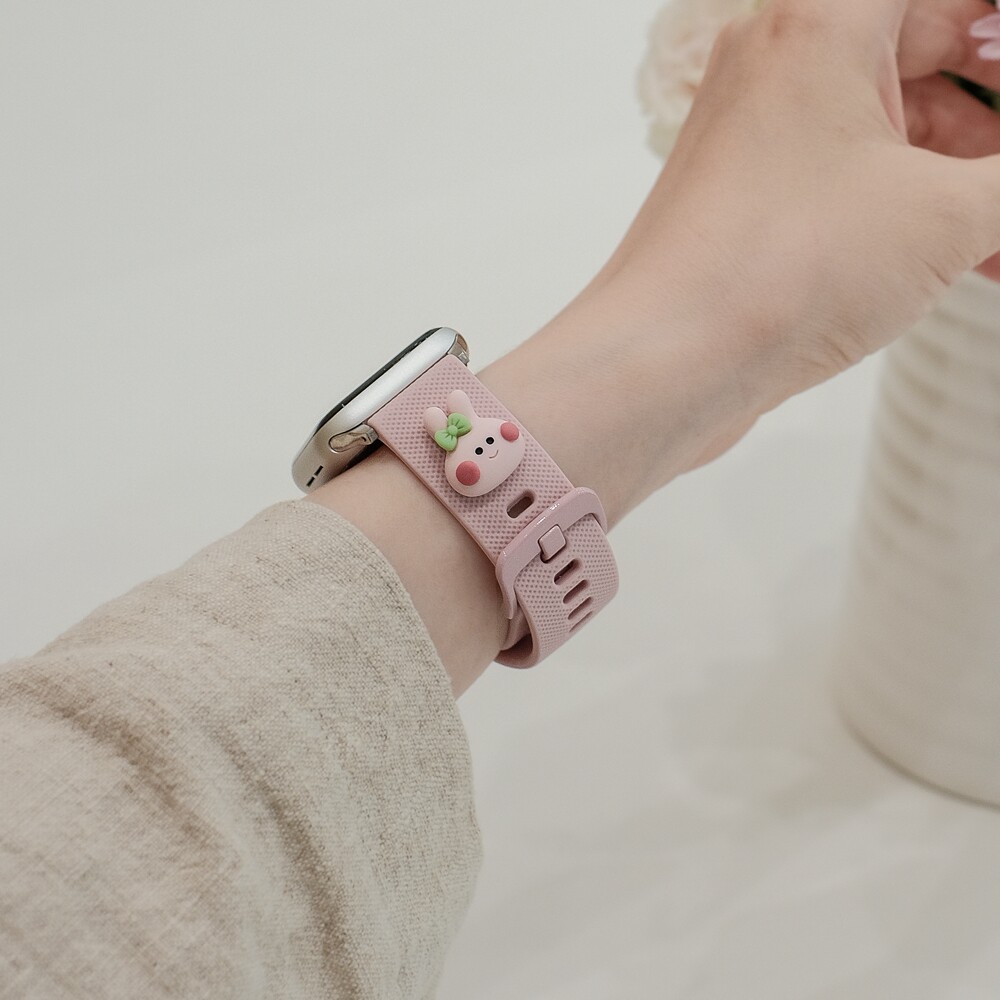 适用苹果手表带可爱女apple iwatch s9 8 7 5 4 3 2 1 6 se硅胶卡通腕带38mm 42mm 44mm 41mm 40 45mm 49mm新怎么看?