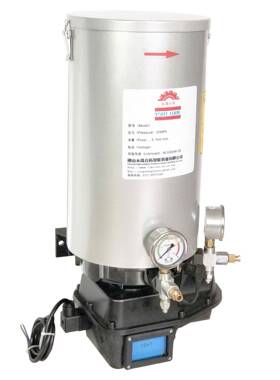 PLC全金属防震220V24V12V递进式电动黄油泵浓油泵叉车挖机