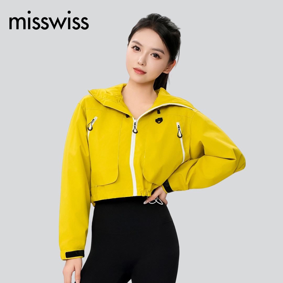 MissWiss冲锋衣女2025春秋新款短款单层休闲登山服透气百搭外套,女装/女士精品,风衣,淘宝优惠券,粉丝福利购,淘宝优惠卷