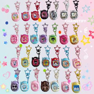 KT猫拓麻歌子手机小挂件麻美吉钥匙扣五角星扣包包挂件挂饰装饰新