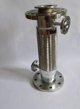 304/316不锈钢双层保温夹套金属软管软连接波纹管DN80100150具体