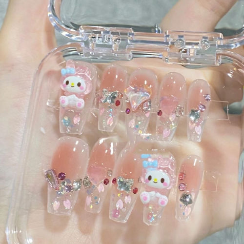 纯手工儿童穿戴甲女童美