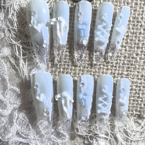 纯手工儿童穿戴甲女童美
