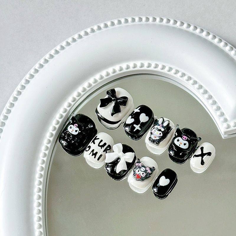 纯手工儿童穿戴甲女童美甲穿戴甲可爱学生草莓熊帕恰狗库洛米卡通,彩妆/香水/美妆工具,穿戴甲/甲片,淘宝优惠券,粉丝福利购,淘宝优惠卷