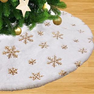 Faux Fur Cover Tree Carpet Base Skirt Skirts Christmas Trees