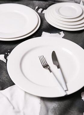 Creative Western dish Steak Ceramic household dish plate盘子