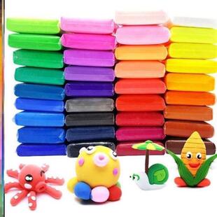 polymer plasticine air 24pcs playdough clay dry light