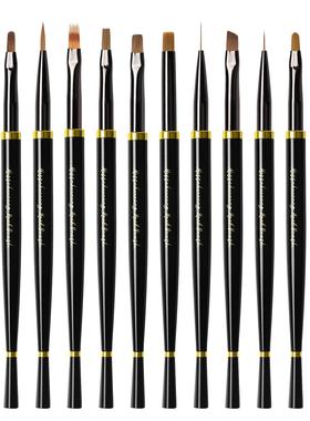 1 Pcs Nail Art Line Carving Drawing Pen Design Brush Tool