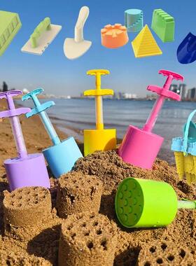 Kids Water Play Beach Toys Sandbox Mold Set Shovel Castle Bu