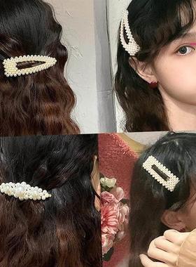 Pearl hair accessories clips hairclips Women pin Barrettes