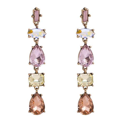 Exaggerated tend Multilayer Diamond Earrings Bohemian Multil
