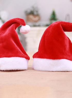 Christmas decorations, high-end Christmas short woolen hats