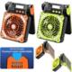 Powered with Camping 7800mAh Power Fan Light Solar LED Bank