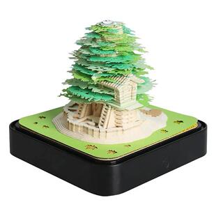 2026 Calendar Memo Pad 3D Notes Notepad Romantic Tree House