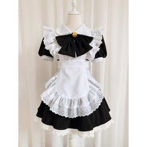 Black and white maid dress Princess dress女佣制服