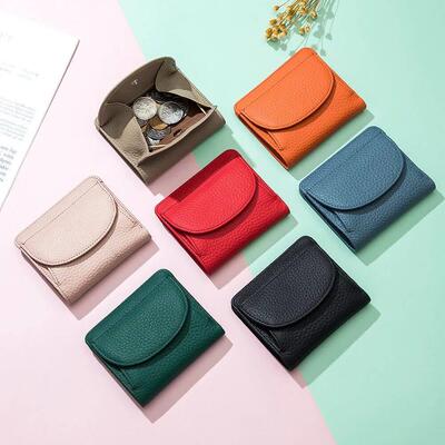 Genuine Leather RFID ID Credit Bank Business Card Holder Cow