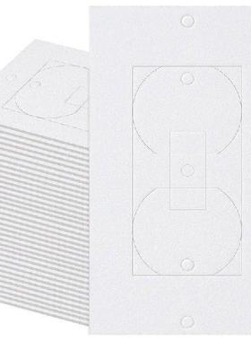 Outlet Insulators Draft Sealers, 100Pcs Electrical Outlet