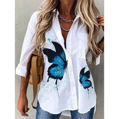 Temperament Women Shirt Loose Long Sleeve Shirt Women Casual