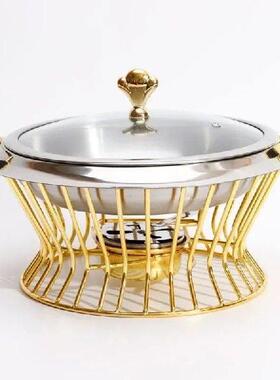 Stainless Steel Hotpot Set Mini Hotpot Pot Holder Tempered