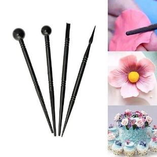 Bakeware Carved Pens 4Pcs Modelling Cake Flower Tools Set