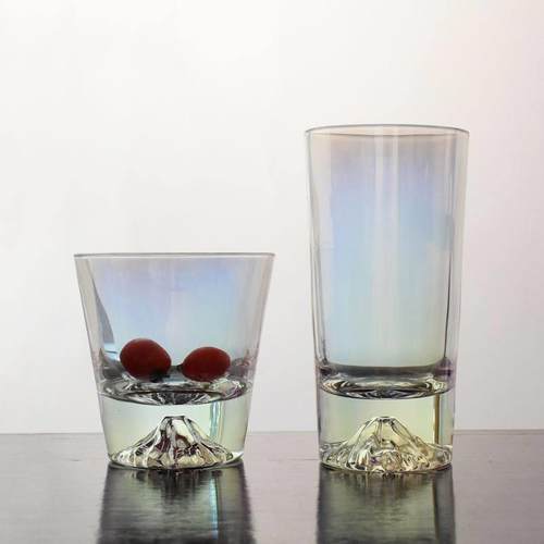 Glass transparent family living room water cup set 玻璃水杯