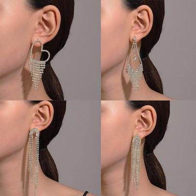 Long earrings women