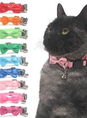 Cat Collar, Pet Collar, Pet Supplies Ornament Bow Nylon Bell